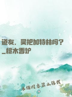 道友，买把加特林吗？