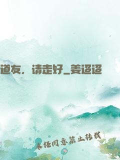 道友，请走好