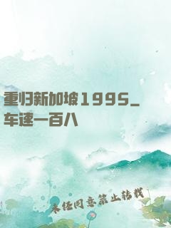 重归新加坡1995