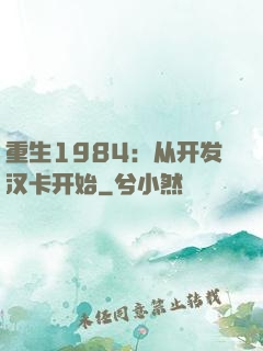 重生1984：从开发汉卡开始