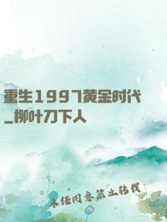 重生1997黄金时代