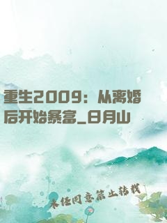 重生2009：从离婚后开始暴富