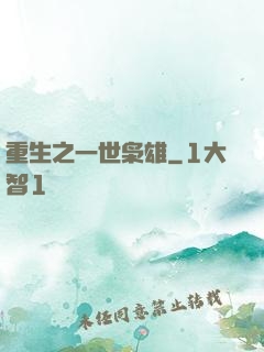 重生之一世枭雄