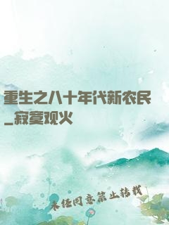重生之八十年代新农民