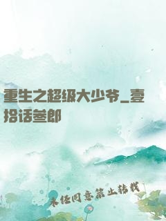 重生之超级大少爷