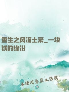 重生之风流土豪