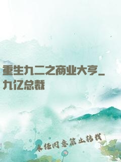 重生九二之商业大亨