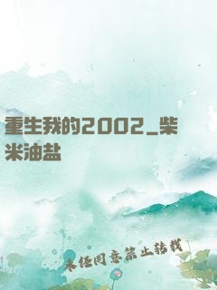 重生我的2002
