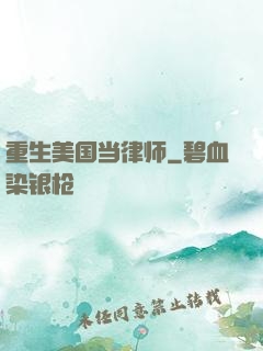 重生美国当律师