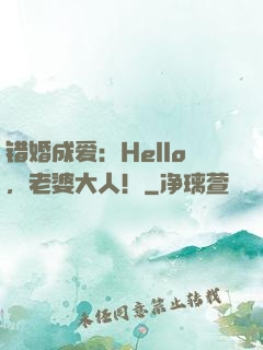 错婚成爱：Hello，老婆大人！