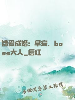 错爱成婚：早安，boss大人