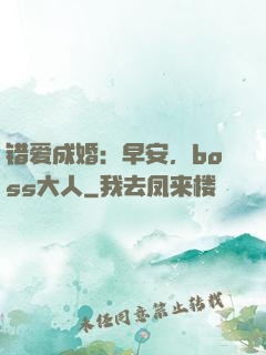 错爱成婚：早安，boss大人