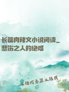长篇肉辣文小说阅读