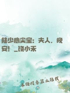 陆少心尖宝：夫人，晚安！