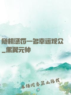 随机惩罚一名幸运观众