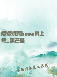 隐婚娇妻boss爱上瘾