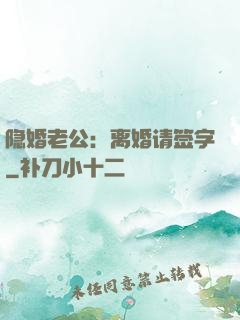 隐婚老公：离婚请签字