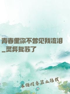青春里你不曾见我流泪