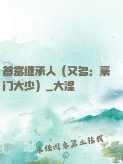 首富继承人（又名：豪门大少）