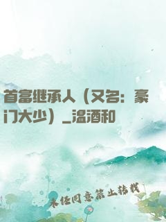 首富继承人（又名：豪门大少）