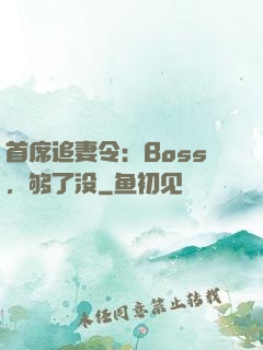 首席追妻令：Boss，够了没